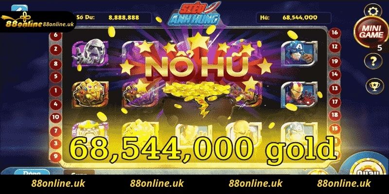 Nổ hũ đổi thưởng Jackpot với 88online