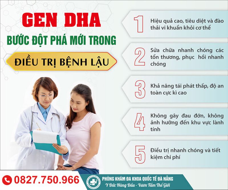 chữa bệnh lậu bằng phương pháp DHA