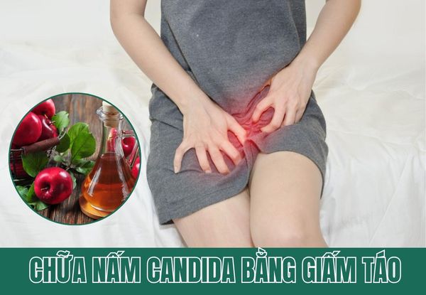 Cách chữa nấm candida bằng giấm táo